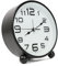 DIVCHI Alarm Clocks Bedside Silent Non-Ticking Table Clock With Large Display Battery Powered Table Clock For Heavy Sleepers (Black)