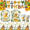 Lion King Vajilla de Fiesta, Lion King Cumpleaños Vajilla Set, Lion King Vajilla de Fiesta Decoraciones, Lion King Vajilla Party Supplies Suministros Decoraciones (Blanco Verde)