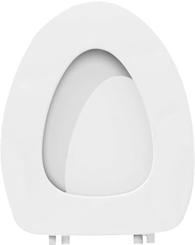 Elongated Toilet Seat,Toilet Seat V-Shaped Foam Toilet Seat Replacement Soft Close Toilet Seat Waterproof Strong Load Elongated Toilet Seat Toilet Accessories
