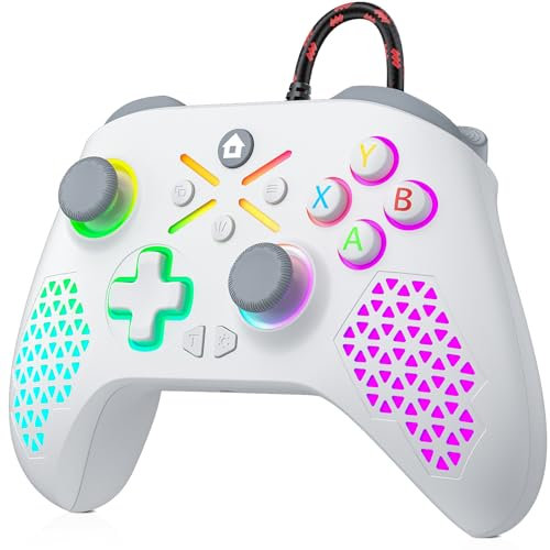 FOIRCEADAL [Need to Upgrade Wireless Controller for X One XBO 3.5 mm Audio WiFi Built, Adaptive Gaming And Turbo/Vibration/Gyro/Wake-up function