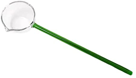 Ronyme Louche en Verre de 9,92 Pouces pour Service de Cuisine, Vert