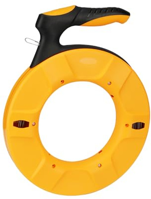 Hoteche 30 m Cable Retractor | Carbon Steel, Heat Treatment, for Dark Wire, Mains and Electric Cables