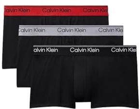 Calvin Klein Pack 3 Boxers Low Rise Microfiber Stretch NB4409 Men