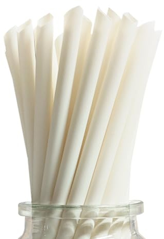 180pcs Bubble Tea Strohhalme aus Bambusfaser, Boba Strohhalm Dicke für Popping Boba Fruchtperlen Smoothies Milchshake Jumbo Tapioka Perlen, 10mm Breit Einweg Trinkhalme