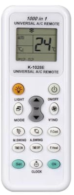 Telecomando di ricambio universale per condizionatore d'aria con display | montaggio a parete, split, sistemi, climatizzatori, compatibili, modelli, semplice, installazione, efficienza energetica