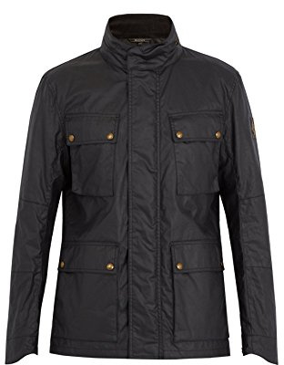 Belstaff Kelland Waxed Jacket in Dark Ink