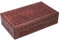 Ajuny Handgefertigter Dekorativer antiker Holz Andenken Schmuck Organizer handgefertigt vielseitig einsetzbar mit aufwendigen Blumenschnitzereien Schmuck Andenken Aufbewahrungsbox Uhrenbox 10x6 Zoll