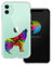 dessana Wolf Wölfe transparente Schutzhülle Handy Case Cover Tasche für Apple iPhone 11 Wolf Abstrakt