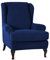 PETCUTE Ohrensessel husse ohrensessel bezug Stretch sesselhussen Sessel bezug husse für ohrensessel Navy blau