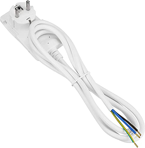 Schutzkontakt-Winkelstecker Netzkabel 1,5m, Extra-Flach