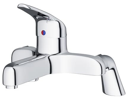 Nes Home Basin Sink Tap Chrome Mono Mixer Single Lever Handle Bath Filler (Bath Filler)