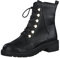 Marco Tozzi Damen 2-2-25201-29 Leder Schnürstiefelette Stiefelette, Black Antic, 39 EU