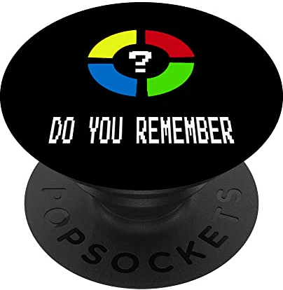 Erinnerst du dich? 80's Games Gadget Nerd Geek Retro Gamer PopSockets mit austauschbarem PopGrip
