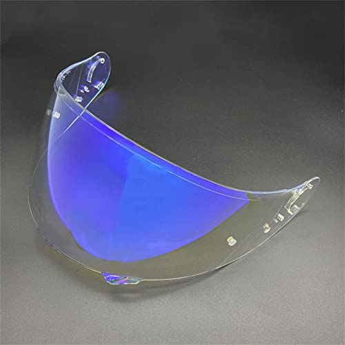 Moontogo Helmschutz für Shoei GT Air, Neotec, CNS-1, TC-5, TC-9, GT Air 2 Helm, Gesichtsschutz, Visierlinse, (Revo Clear Blue), Universalgröße