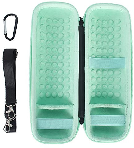 pour JBL Flip 6 Case, Housse de Protection pour JBL Flip 6 Sac de Voyage de Haut-Parleur Bluetooth Portable Hard Case Transport avec Bandoulière et Rangement Mousqueton (Green)