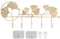 Beufee Percha Decorativa para Abrigos, Ganchos para Colgar en Estante de Hojas de Ginkgo chapados en Oro Parche de Pared Perchero para Colgar Ganchos de Pared Gancho de decoración de Pared de Metal