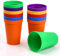 12 Pièces Gobelet Plastique de Couleur, Verres en Plastique Réutilisables 200ml pour Fete, Verre à Eau Empilable Cuisine Multicouleur pour Enfants, Cours, Festival, Pique-nique