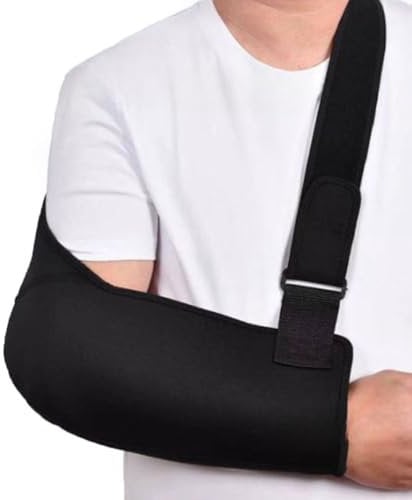 Oaygat Universal Arm Sling for Shoulder Injury Adjustable Arm Support Strap for Broken Wrist, Elbow, Dislocated Shoulder Support Brace for Broken Wrist Shoulder Immobilizer for Left and Right Arm