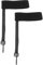 Oshhni 2 Stück elastische Ski-Handschuh-Handschlaufe, Sport-Handschuh-Band, langlebig, hängende elastische Handgelenk-Leine für Winter, Snowboarden, Ski, Schwarz