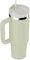 YOUEXPERT Vaso de 880 ml con asa, vasos aislados de acero inoxidable con tapa y popote, botella de agua de viaje de 30 onzas para vasos deportivos, color duna