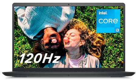 Dell Inspiron 15 3520 Laptop 15.6 FHD 120Hz Display, Intel Core i3-1215U, Intel UHD Graphics, 8, 256 SSD, Windows 11 Home, Tastatur ohne Hintergrundbeleuchtung – Deutsch