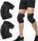 Drufoful Knieschoner, Knieschoner Arbeiten, Knieschoner Garten, Knieschoner mit dickem Schwamm rutschfest Knieschoner Garten Kniekissen für Reinigung, Bodenbeläge, Volleyball, Tanzen (2 Stück)