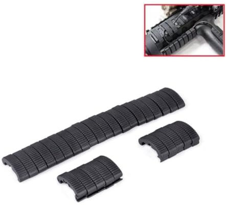 HOUSON Nylon Cable Management, Pressure Switch Cable Guides Flashlight Laser Wire Clamps Cable Clip for PEQ M300 M600