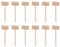 CIMAXIC 30 Piezas Mini Martillo Cangrejo Madera Martillo mariscos para Hacer postres Toys Juguetes Infantiles Juguetes Cangrejo para niños Mini Martillo Madera