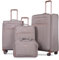 Travelhouse Koffer-Set, 4-teilig, mit Seesack, Softside, aufrecht, erweiterbares Koffer-Set mit Spinnrädern, leichtes Reisen mit TSA-zugelassenem Schloss, Khaki, 14''/20''/24''/28'', modisch