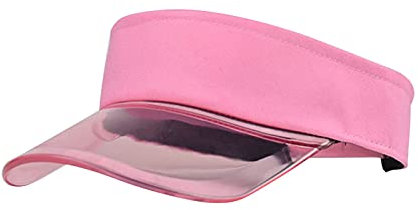 2024 – Sonnenfarben-Kappe, transparent, modisch, einfarbig, Damen, Schirm, Baseballkappe, Ersatz-Baseballkappe, rose, One size