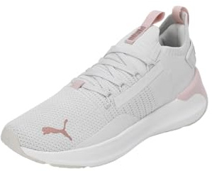 Puma Damen Softride Symmetry Fuzion WNS 310460 White-Silver Sneaker | Straßenlaufschuhe