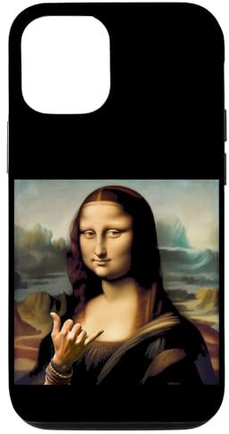 Mona Lisa Shaka Handzeichen Hülle für iPhone 15