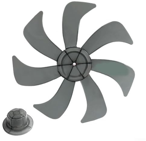 Easy to Clean Fan Blade Replacement with Nut Cover, Maintaining Efficiency in Household Fans (7-blade)