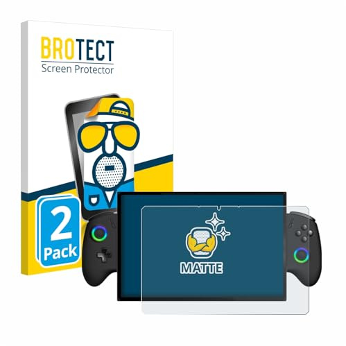 BROTECT Schutzfolie für OneXPlayer X1 | 2 Stück Entspiegelnder Displayschutz Made in Germany Matte Displayschutz-Folie Anti-Reflex Anti-Fingerprint Einfache Montage