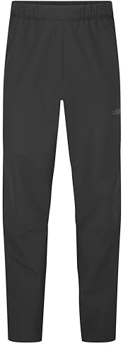 Rab Wasserdichte Regenhose für Herren, Schwarz , L / 30L