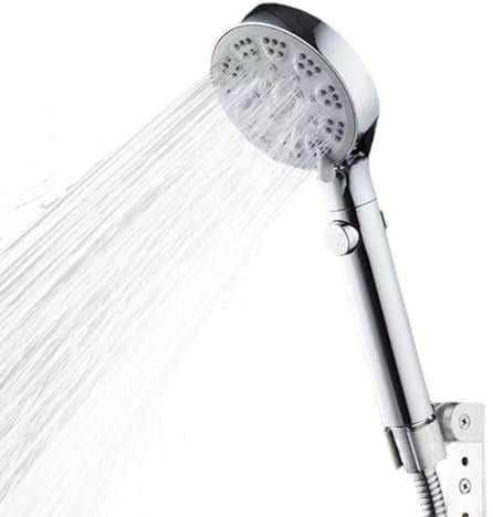 Tuyau de douche extérieur pour camping-car, douche pour camping-car avec tuyau, Remplacement du tuyau de douche à main à 5 modes, Bouton marche-arrêt grande sortie d'eau brouillard douche haut haute p