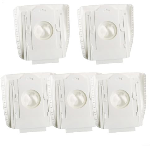 Zeroupshop Lot de 5 sacs à poussière non tissés lavables et réutilisables pour aspirateur robot avec poubelle vide automatique pour Samsung VCA-SAE90B/AA