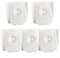 Zeroupshop Lot de 5 sacs à poussière non tissés lavables et réutilisables pour aspirateur robot avec poubelle vide automatique pour Samsung VCA-SAE90B/AA