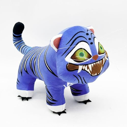 RDCIRP Peluche tigre viola Kpop Demon Hunters, simpatico animaletto di peluche a forma di cuscino, bambola for decorare la casa, ideale come regalo for i fan dei cartoni animati, ragazze e ragazzi.