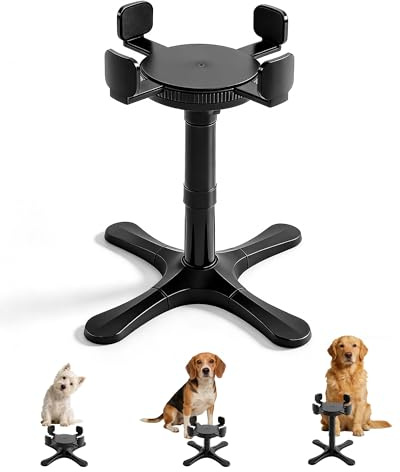 ETIALURE Raised Dog Bowl Stand, Elevated Pet Bowl Bracket with 3 Heights Adjustable, Stable and Non-Slip Bowl Holder for Small, Medium and Large Dogs