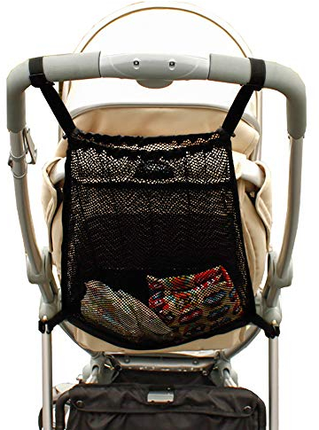 Einkaufsnetz Universalnetz Für Kinderwagen Sportwagen Universeller Ankerverschluss