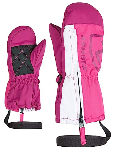 Ziener Baby Leon Ski-Handschuhe/Wintersport | atmungsaktiv Leash, pop pink, 92cm