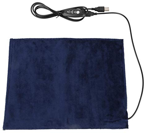 Elektrische Heizung, USB Heizkissen Aufladbar, 3-Modus einstellbare Temperatur elektrische Heizkissen für Haustiere Bett für Kissen