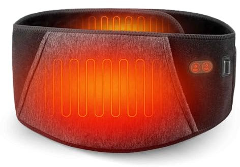 FEETMOR Heated Waist Belt,Heating Pad for Low Back and Belly,Holiday Gift,Women’s Cordless Heating Belt for Period Cramps - Rechargeable & Slim Design