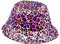Deiters Fischerhut Leopardenmuster schwarz/pink one size