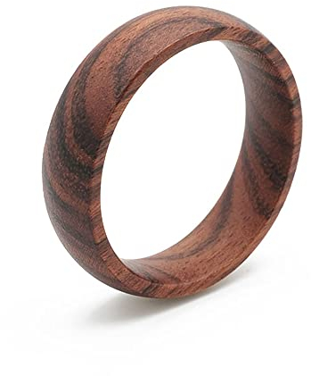 fablano Ring Eisenholz 6mm Matt (58 (18.5mm))