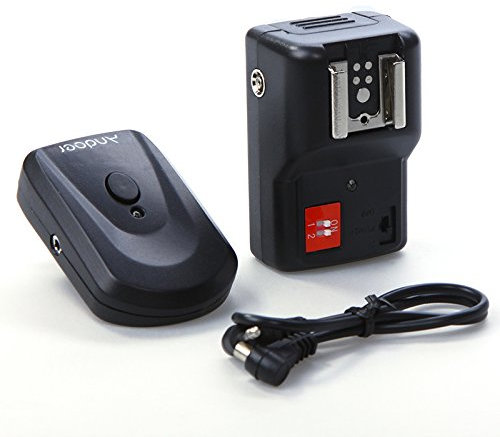 Andoer 4 canali Wireless Remote Speedlite Flash Trigger Universale per Canon Nikon Penta compatibile con Canon Nikon Pentax Sunpak Vivitar