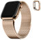 Fullmosa Compatible Apple Watch Straps 41mm 40mm 38mm, Stainless Steel Mesh Loop Magnetic Clasp iWatch Band with TPU Case for Apple Watch Series 9 8 7 6 5 4 3 2 1 SE SE2 (Rose Gold)