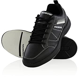 EMAX Chaussures de bowling pour homme - Pro Bowl - Kvara - Noir - Chaussures de bowling pour homme, Noir , 44 EU
