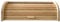 KROWN - Panera de Madera Natural con Tapa Enrollable 48 x 27 x 18,5 cm. Recipiente para Almacenar el Pan